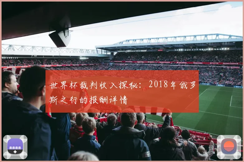 世界杯裁判收入探秘:2018年俄罗斯之行的报酬详情