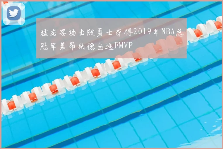 猛龙客场击败勇士夺得2019年NBA总冠军莱昂纳德当选FMVP