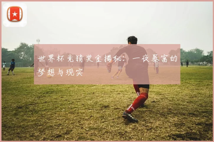 世界杯竞猜奖金揭秘:一夜暴富的梦想与现实