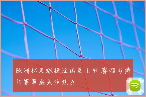 欧洲杯足球投注热度上升 赛程与热门赛事成关注焦点